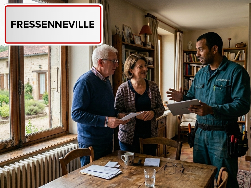 Installation de pompe à chaleur à Fressenneville (80390) dans la Somme