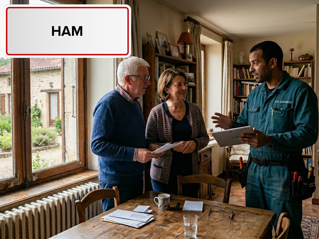 Installation de pompe à chaleur à Ham (80400) dans la Somme